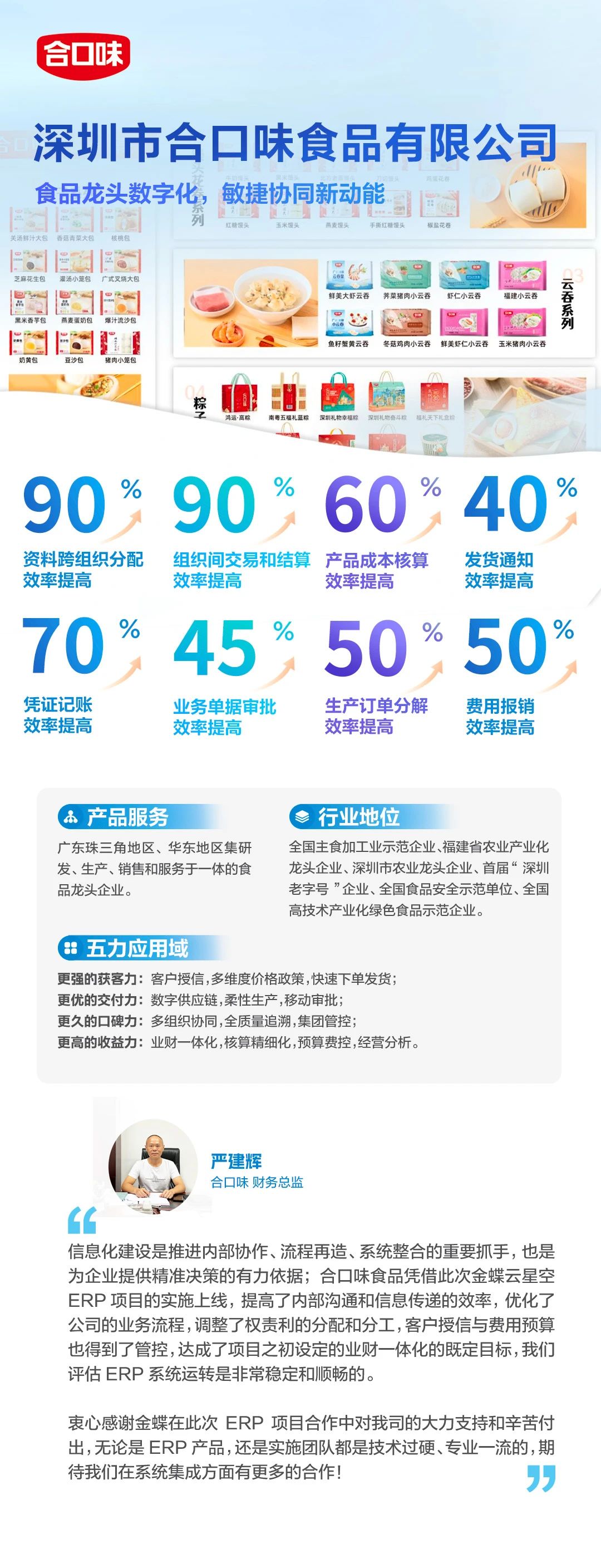 合口味：食品龍頭數(shù)字化，敏捷協(xié)同新動能
